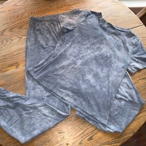 SHEIN 2 pc 95% cotton,5 spandex pant and t shirt/never worn/M